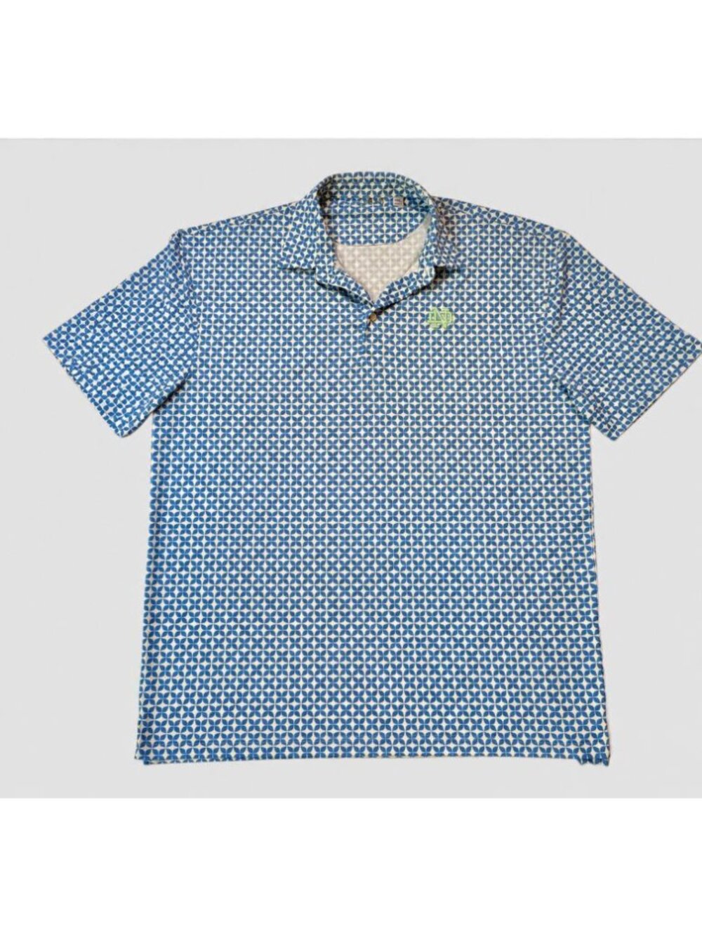 NWOT Men's XXXL (54" Chest) Golf Polo Shirt Notre Dame Fighting Irish GOLD Brand